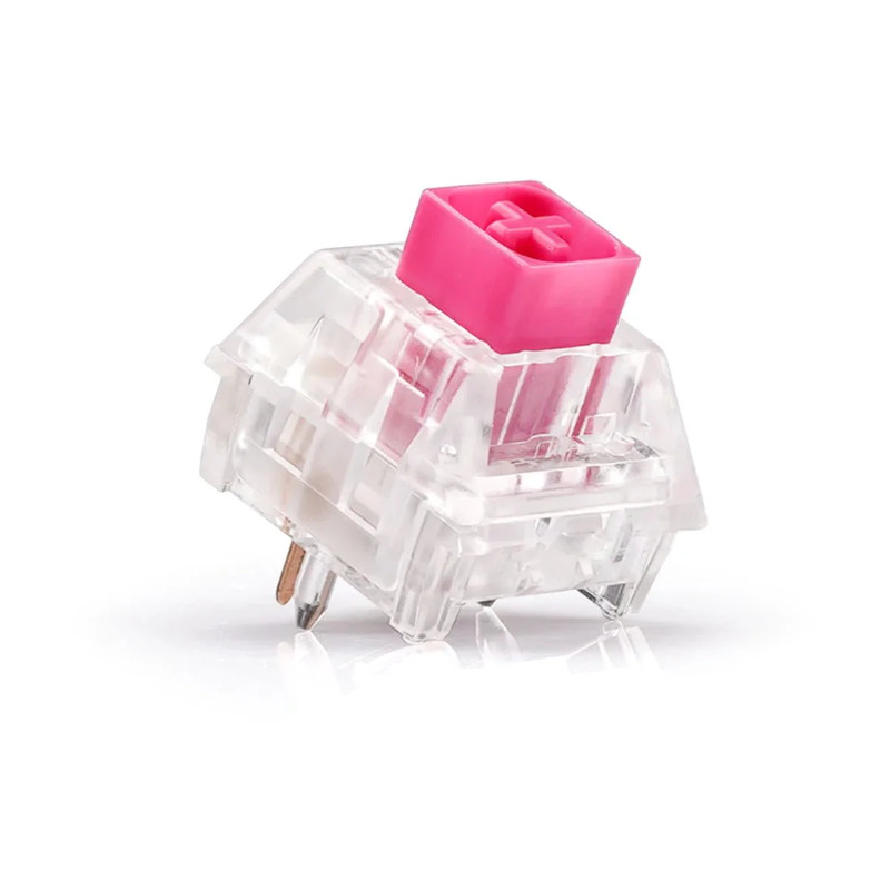 Kailh Box Crystal Switches - Pink - 10 Pieces - مكبس لوحة مفاتيح